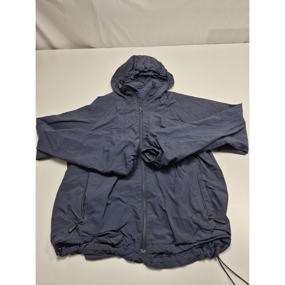 Palace Skateboards Fighter Jacket Mens M/L Blue Hooded Full Zip Windbreaker